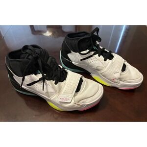 Men Nike Jordan Zion 2 Basketball Shoes Size 10 White Black ‎ Green DO9161 107